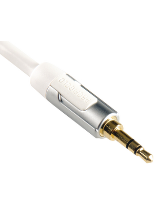 Profigold - PROM3301 - Audio cable 1.00 m white, PROM3301, Profigold