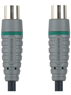 Bandridge - BVL8002 - Coax cable, digital 2.00 m IEC-Plug / IEC-Plug, BVL8002, Bandridge