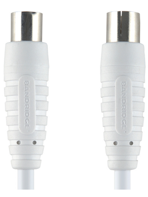 Bandridge - BVL8601 - Coax cable, digital 1.00 m IEC-Plug / IEC-Socket, BVL8601, Bandridge
