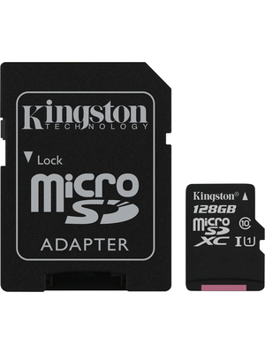 Kingston Shop - SDC10G2/128GB - microSD Card, 128 GB, SDC10G2/128GB, Kingston Shop