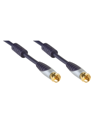 Bandridge - SVL9001 - Coaxial premium performance aerial cable 1.00 m F-Plug / F-Plug, SVL9001, Bandridge