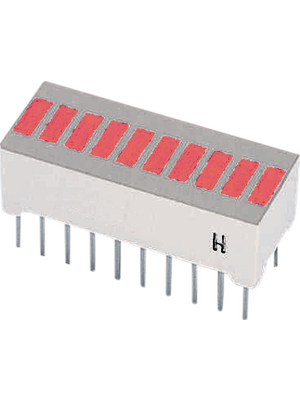 Everlight Electronics - ELB1001SDRDA/S530-A3/P42 - LED bar display red, ELB1001SDRDA/S530-A3/P42, Everlight Electronics