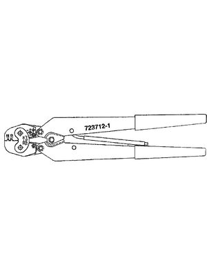 TE Connectivity - 723712-1 - Crimping tool, 723712-1, TE Connectivity