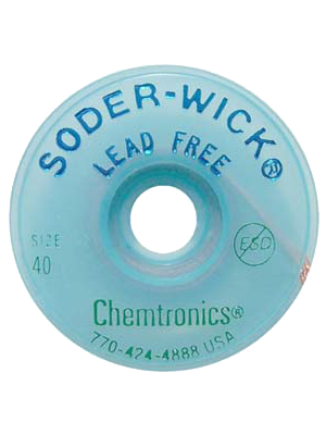 Chemtronics - 40-1-5 - Desoldering braids 0.8 mm, 40-1-5, Chemtronics