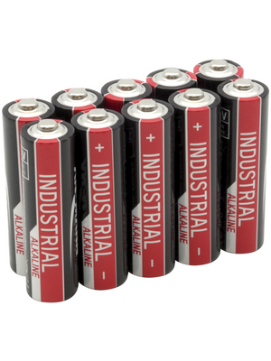 Ansmann - ALKALINE INDUSTRIAL 10AA BOX - Primary battery 1.5 V LR6/AA Pack of 10 pieces, ALKALINE INDUSTRIAL 10AA BOX, Ansmann