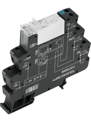 Weidmller - TRS 120VAC RC 1CO 16A - Relay module, TRS 120VAC RC 1CO 16A, Weidmller