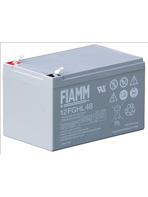 Fiamm - 12FGHL48 - Lead-acid battery 12 V 12 Ah, 12FGHL48, Fiamm