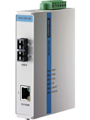 Advantech - EKI-3541M - Industrial Ethernet Fiber Converter, EKI-3541M, Advantech