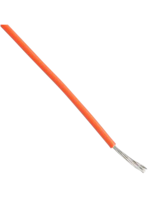 Alpha Wire - 6715 OR001 - Stranded wire, mPPE, 18 AWG, 0.82 mm2, orange, 6715 OR001, Alpha Wire