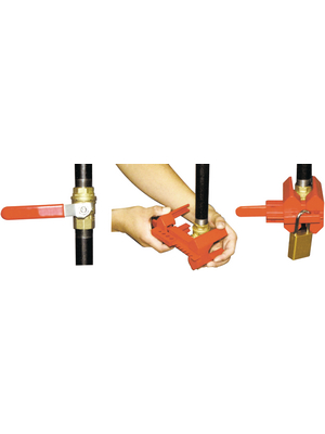 Brady - 800111 - Ball valve lockout PP 50-200 mm pipe, 800111, Brady