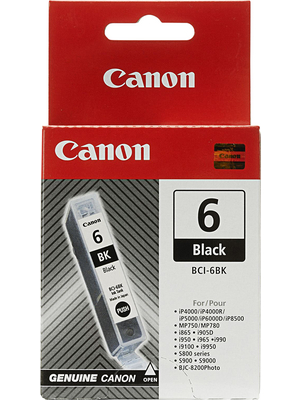 Canon Inc - 4705A002 - Ink BCI-6BK black, 4705A002, Canon Inc