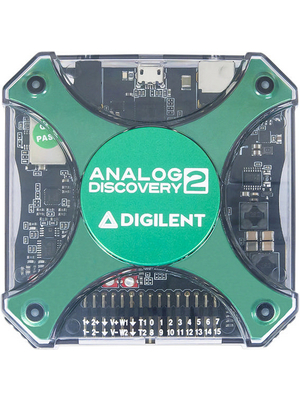 Digilent - 410-321 ANALOG DISCOVERY 2 - Oscilloscope, Analog Discovery 2 USB / SPI / UART / I2C / Parallel / CMOS / DC, 410-321 ANALOG DISCOVERY 2, Digilent
