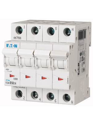 Eaton - PLSM-C50/3N-MW - Circuit Breaker, PLSM-C50/3N-MW, Eaton