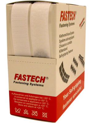 Fastech - B20-SKL000005 - Self-adhesive hook-and-loop fasteners white 5.0 m x20 mm, B20-SKL000005, Fastech