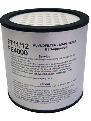 Weller Filtration - T0053641099 - Main filter, T0053641099, Weller Filtration