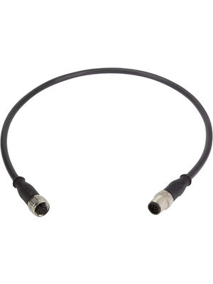 HARTING - 21348485C78010 - Sensor cable 12 M12 Socket M12 Plug 1.00 m, 21348485C78010, HARTING