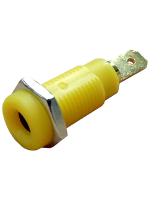 K & H - KPG-4A YELLOW_N - Laboratory socket ? 4 mm yellow N/A, KPG-4A YELLOW_N, K & H