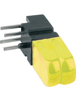 Mentor - 1803.8832 - PCB LED 5 x 5 mm round yellow/green standard, 1803.8832, Mentor