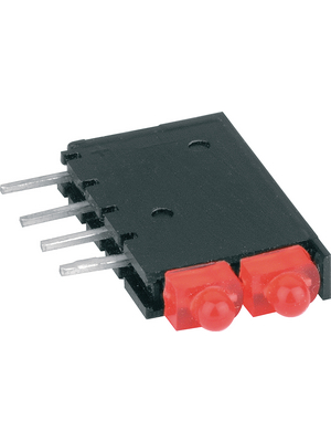 Mentor - 2816.2001 - PCB LED 2 mm round red/red standard, 2816.2001, Mentor