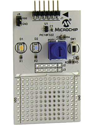 Microchip - AC103011 - PIC10F32x development board PC hosted mode 5 V, AC103011, Microchip