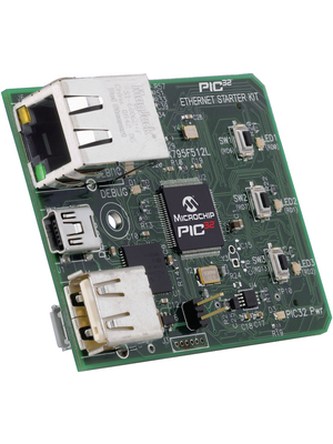 Microchip - DM320004 - PIC32 Ethernet Starter Kit PC hosted mode, DM320004, Microchip