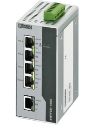Phoenix Contact - FL SWITCH 1001T-4POE - Industrial Ethernet Switch 4x 10/100 RJ45 PoE / 1x 10/100 RJ45, FL SWITCH 1001T-4POE, Phoenix Contact