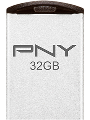 PNY - P-FDI32G/APPMT2-GE - USB Stick M2 Attach 32 GB metallic, P-FDI32G/APPMT2-GE, PNY