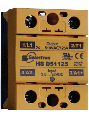 Selectron - HS A2825 - Solid state relay single phase 185...265 VAC, HS A2825, Selectron