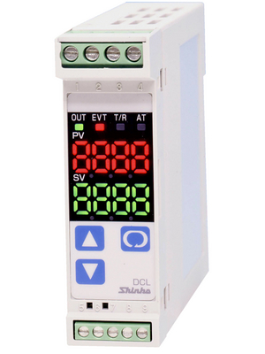Shinko - DCL-33A-A/M-01 - Temperature Converter/Controller DCL-33A, Multi-range, Analogue / Transistor, DIN Rail, 100...240 VDC, DCL-33A-A/M-01, Shinko