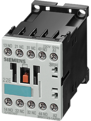 Siemens - 3RH1122-1AV00 - Contactor relay 400 VAC  50/60 Hz 2 NO+2 NC - Screw / Snap-On, 3RH1122-1AV00, Siemens