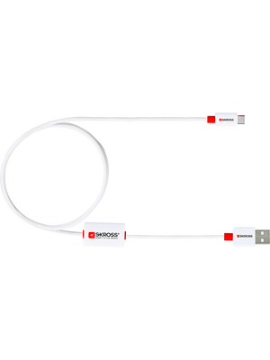 SKross - 2.700210 - Buzz Micro USB cable 1.00 m white, 2.700210, SKross