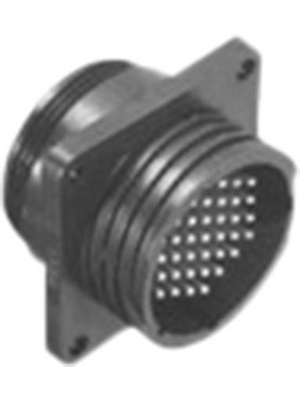 TE Connectivity - 1-206934-1 - Receptacle CPC1 Poles=37, accepts male contacts / Square Flange / sealed, 1-206934-1, TE Connectivity