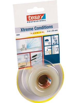 Tesa - 04600 25MM X 3 M TRANSPARE - Self-fusing silicone tape transparent 25 mmx3 m, 04600 25MM X 3 M TRANSPARE, Tesa