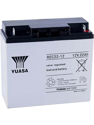 Yuasa - REC22-12 - Lead-acid battery 12 V 22 Ah, REC22-12, Yuasa