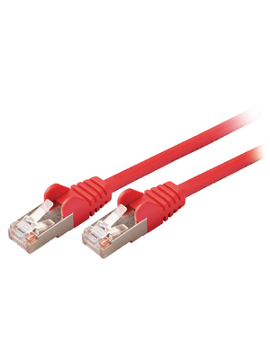 Valueline - VLCP85121R30 - Patch cable CAT5 SF/UTP 3.00 m red, VLCP85121R30, Valueline