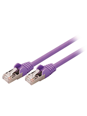 Valueline - VLCP85121U30 - Patch cable CAT5 SF/UTP 3.00 m purple, VLCP85121U30, Valueline