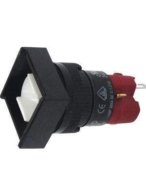 DECA - SD16-LAS1-1S - Illuminated push-button 18 x 18 mm 1 NO+1 NC, SD16-LAS1-1S, DECA