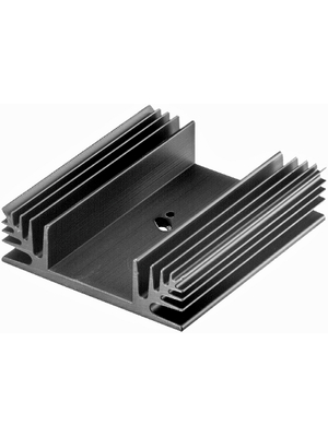 Fischer Elektronik - SK 48/37,5/SA-CB - Heat sink 37.5 mm 3 K/W black anodised, SK 48/37,5/SA-CB, Fischer Elektronik