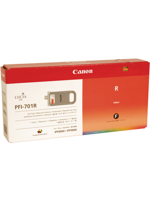 Canon Inc - PFI-701R - Ink PFI-701R red, PFI-701R, Canon Inc