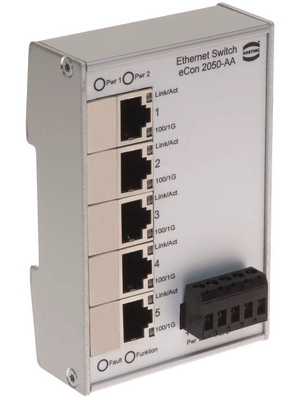 HARTING - ECON 2050-AA - Industrial Ethernet Switch 5x 10/100/1000 RJ45, ECON 2050-AA, HARTING