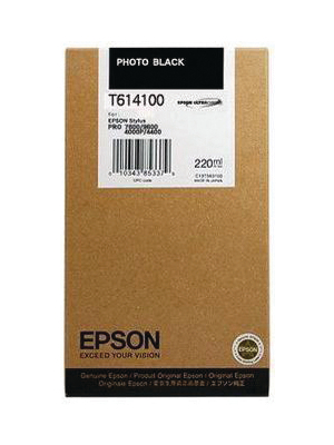 Epson - T614100 - Ink T614100 photo black, T614100, Epson