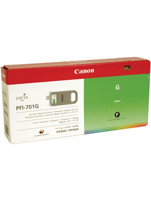 Canon Inc - PFI-701G - Ink PFI-701G green, PFI-701G, Canon Inc