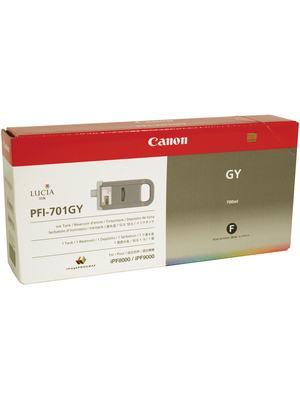 Canon Inc - PFI-701GY - Ink PFI-701GY grey, PFI-701GY, Canon Inc
