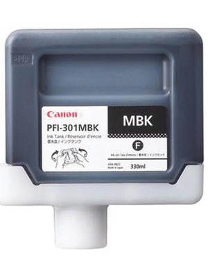 Canon Inc - PFI-301MBK - Ink PFI-301MBK black matt, PFI-301MBK, Canon Inc