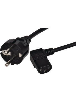 Maxxtro - PB-404-06-S - Mains Cable Type F (CEE 7/7) IEC-320-C13 1.80 m, PB-404-06-S, Maxxtro