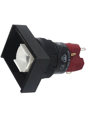 DECA - SD16-LAT1-1S - Illuminated push-button 18 x 24 mm 1 NO+1 NC, SD16-LAT1-1S, DECA