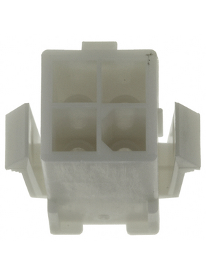 TE Connectivity - 172159-1 - Socket housing Pitch4.14 mm Poles 2 x 2 Double row / straight / for panel mount / accepts male or female contacts MATE-N-LOK Mini Universal, 172159-1, TE Connectivity