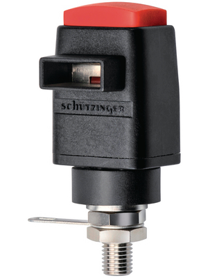 Schtzinger - SDK 5230 / RT - Quick-release terminal ? 4 mm red, SDK 5230 / RT, Schtzinger