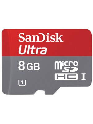SanDisk - SDSDQUIN-008G-G4 - Ultra microSDHC 8 GB 10 / UHS-I / U3, SDSDQUIN-008G-G4, SanDisk