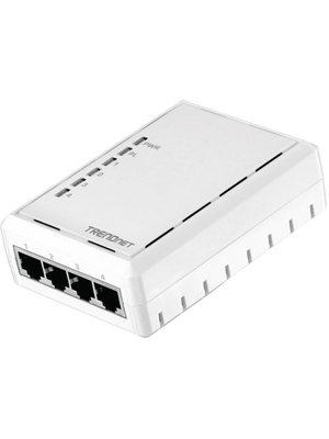Trendnet - TPL-4052E - Powerline LAN AV adapter 4x 10/100 500 Mbps, TPL-4052E, Trendnet
